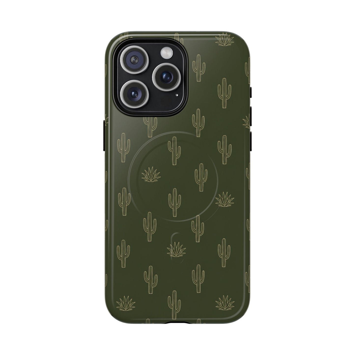 Green Cactus Magnetic Case