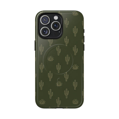 Green Cactus Magnetic Case