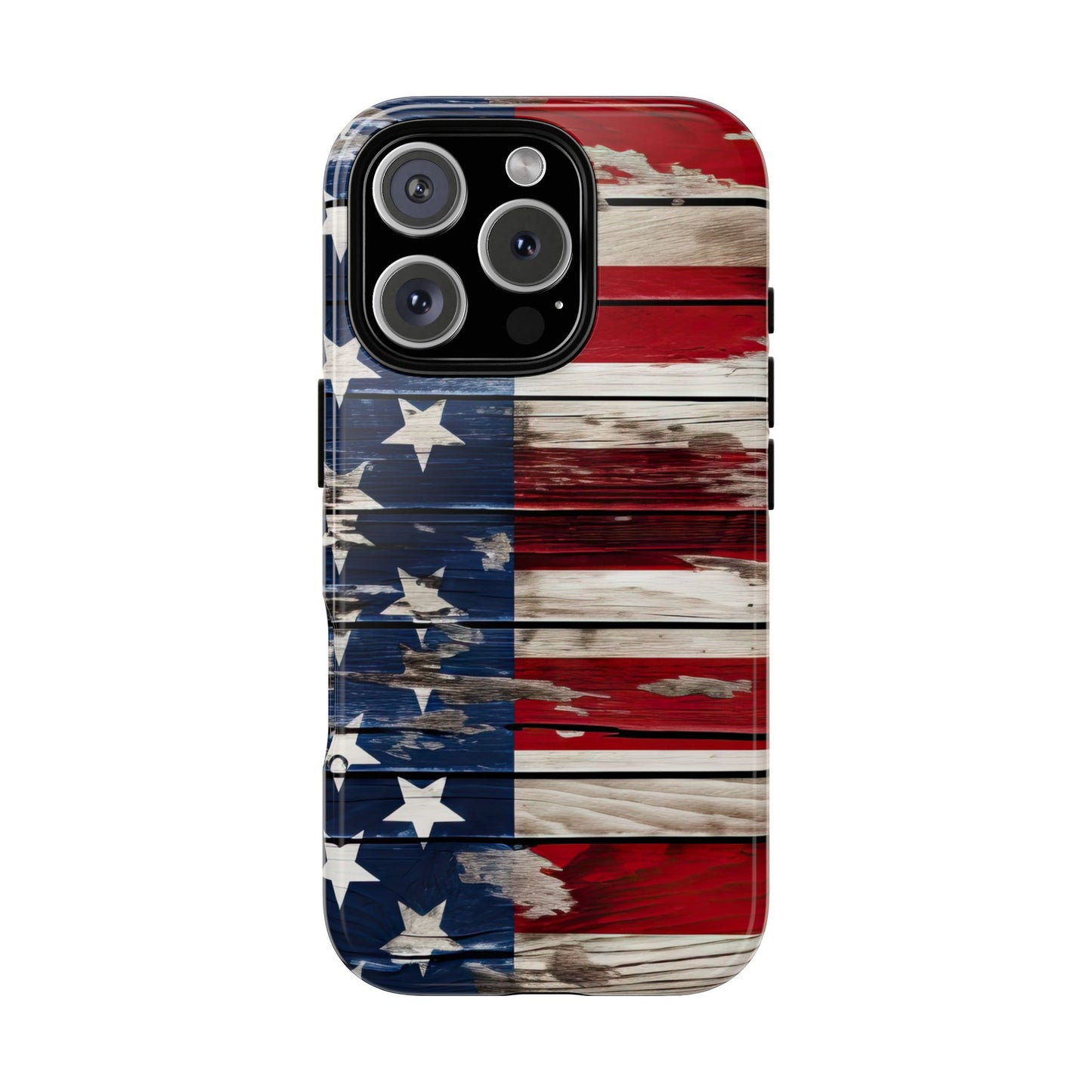 Wood Stars Stripes Tough Case