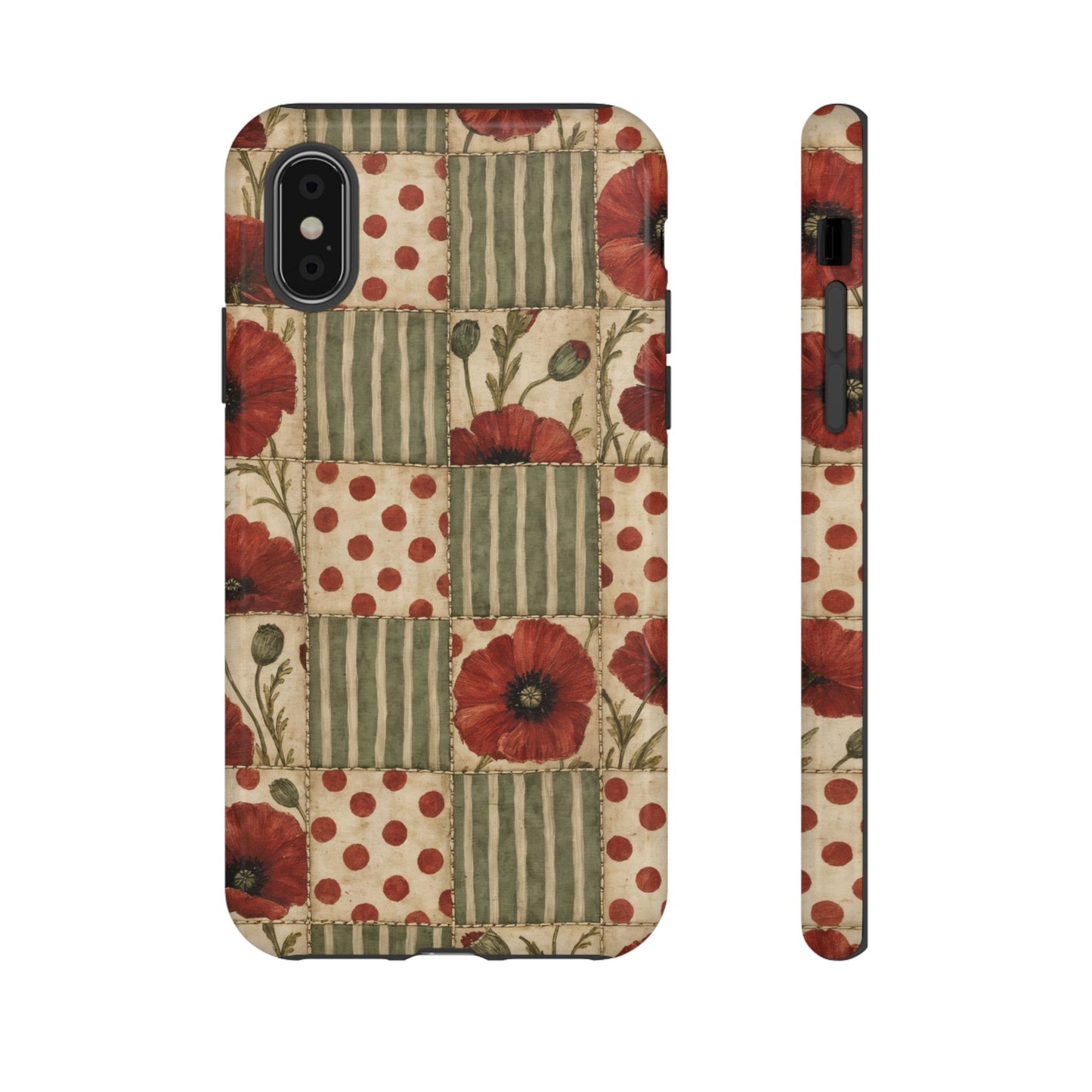 Poppy Patchwork Tough Case