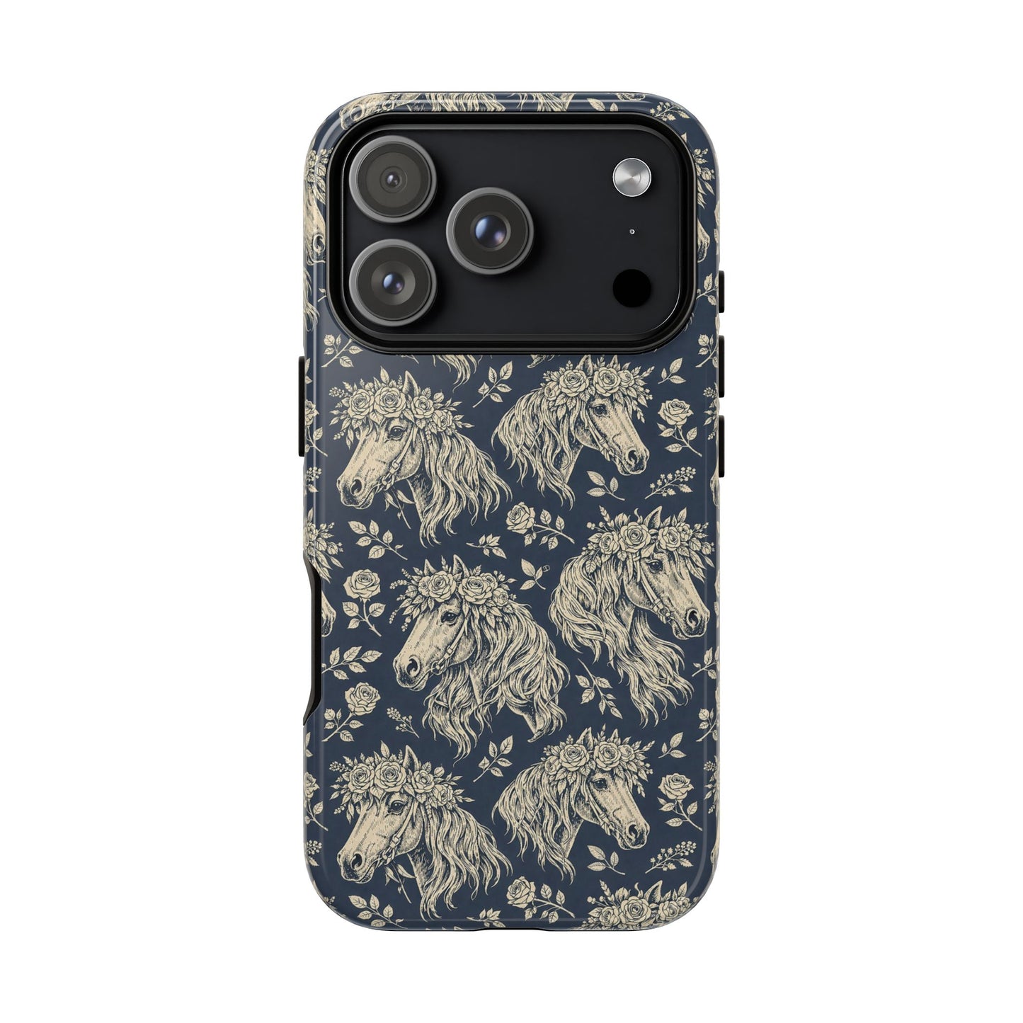 Floral Horses Tough Case