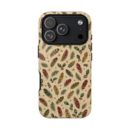 Christmas Feathers Tough Case
