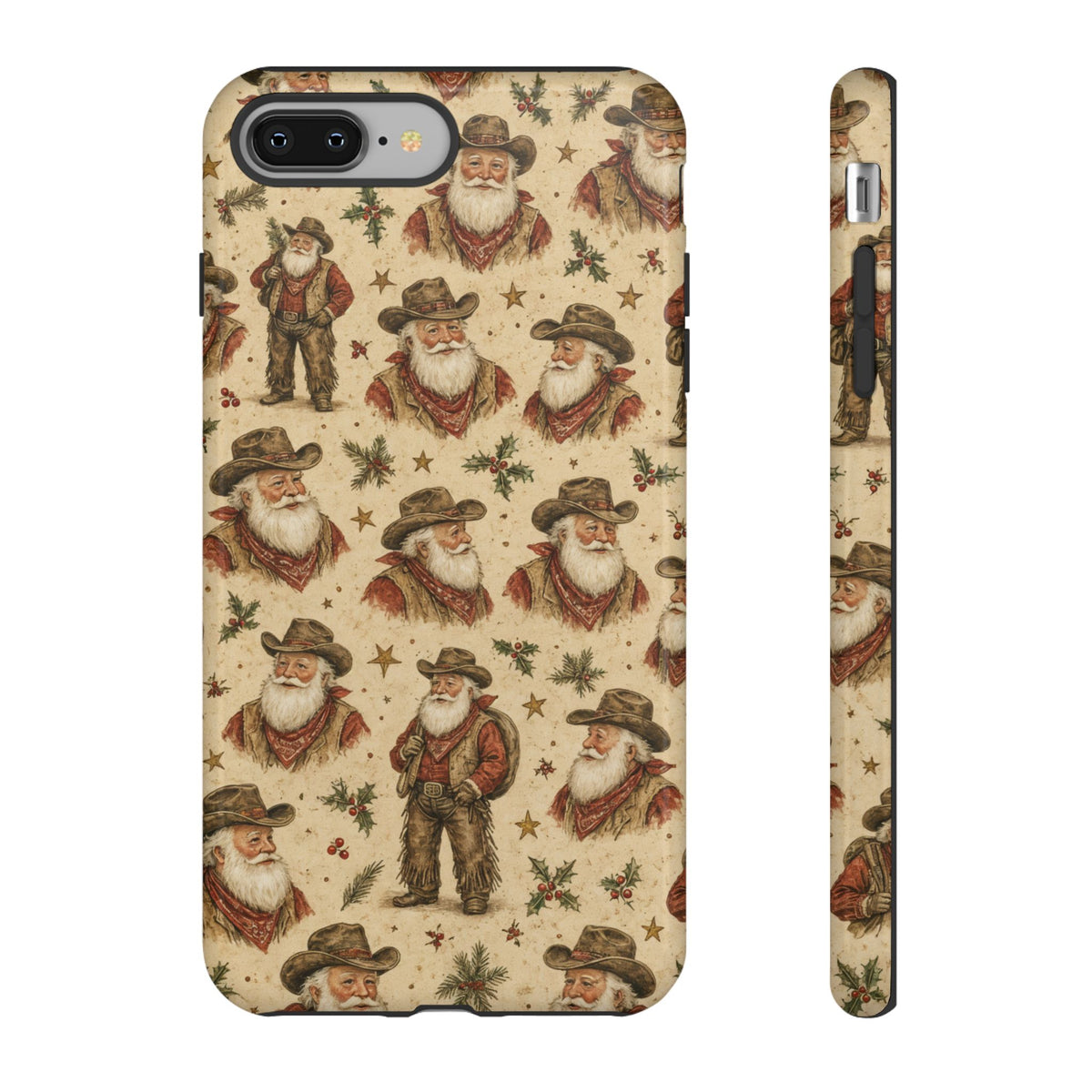 Cowboy Santa Portraits Tough Case
