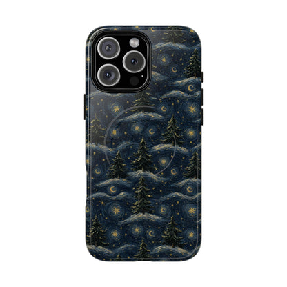 Starry Night Pines Magnetic Case