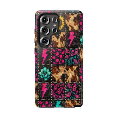 Neon Patchwork Tough Case