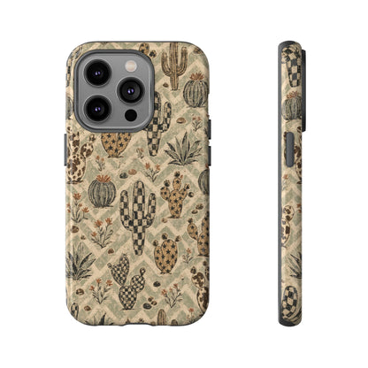 Checkered Cactus Tough Case