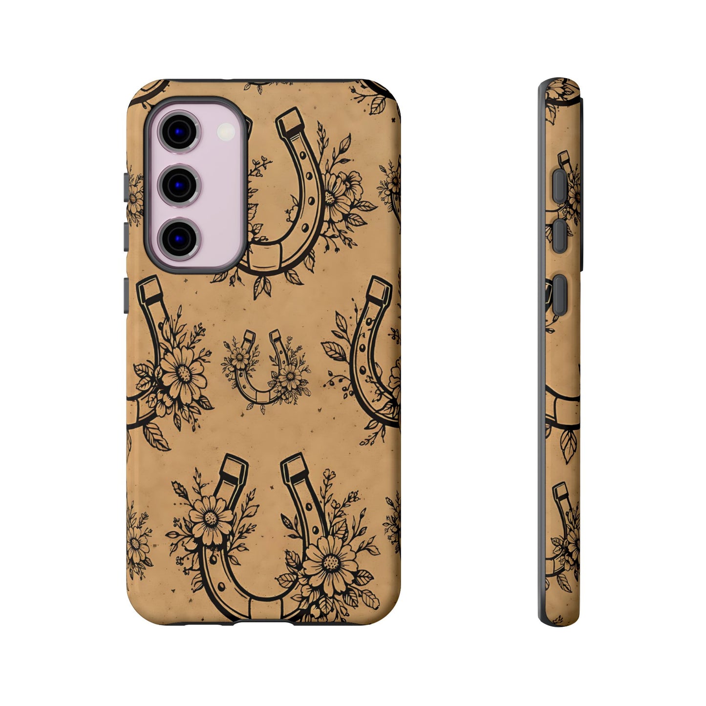 Floral Horseshoes Tough Case