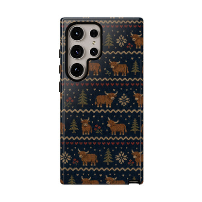 Highland Cow Sweater Tough Case