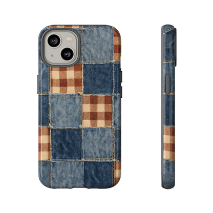 Denim Patchwork Tough Case