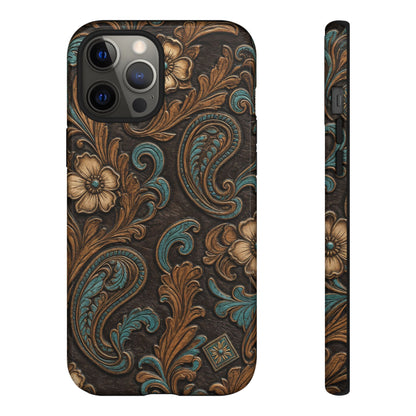 Tooled Paisley Tough Case