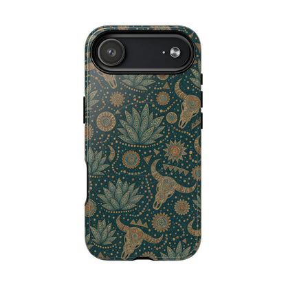Ornate Skull Magnetic Case