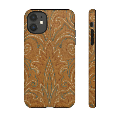 Boot Stitch Tan Tough Case