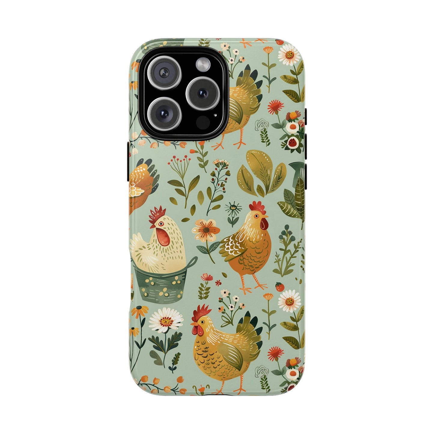 Garden Chickens Tough Phone Case