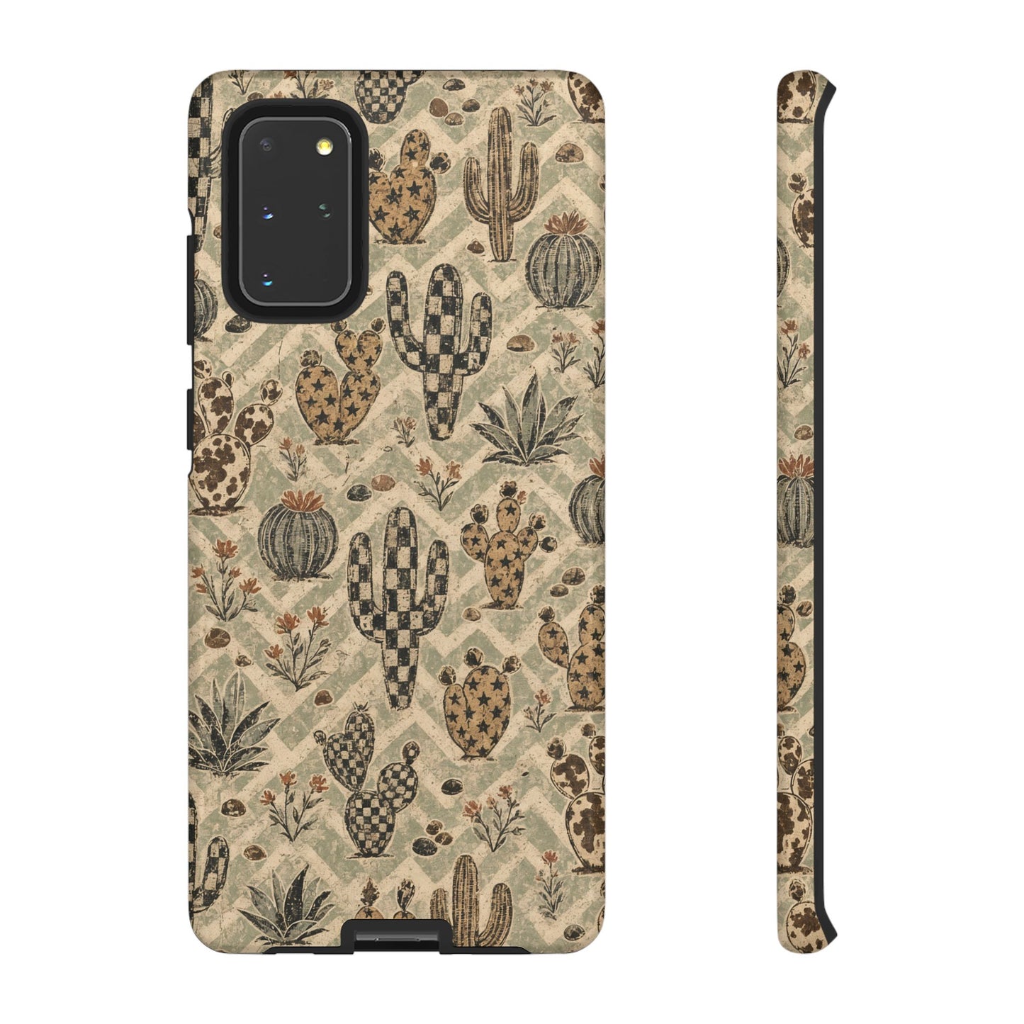 Checkered Cactus Tough Case