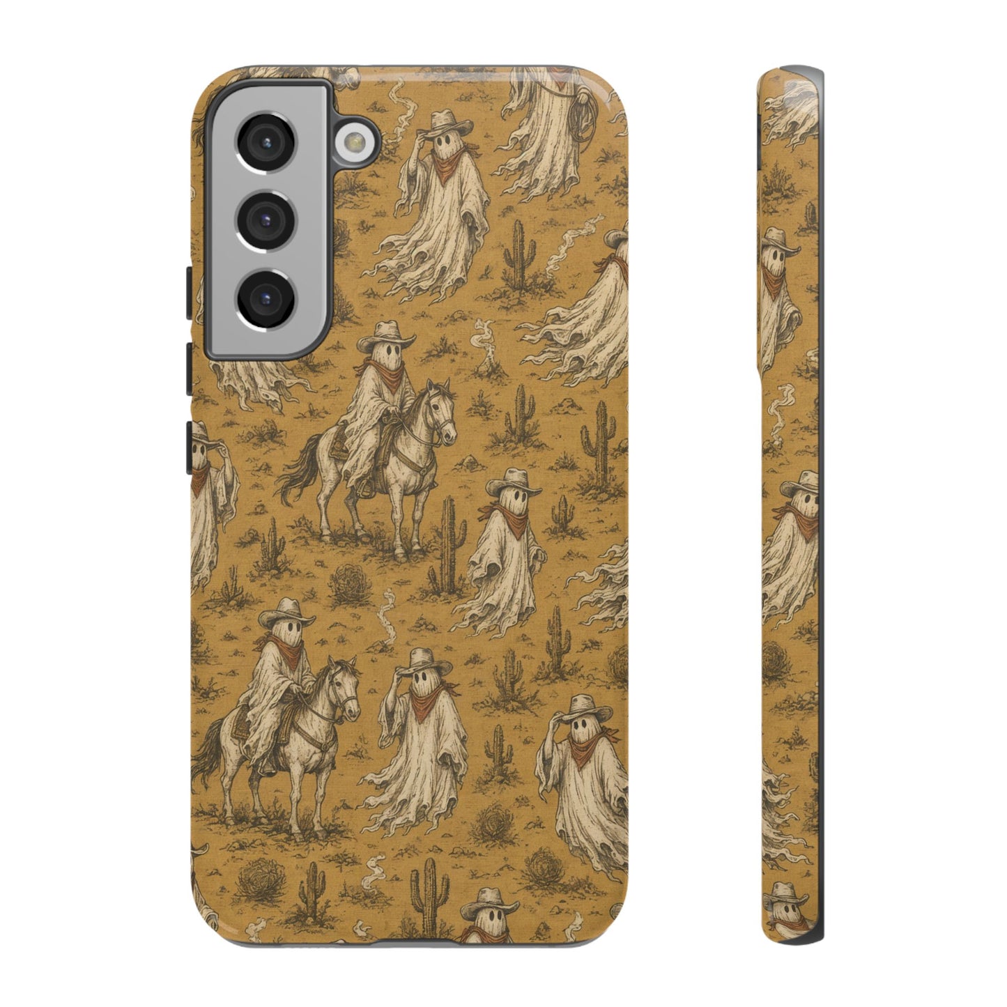 Ghost Cowboy Toile Tough Case