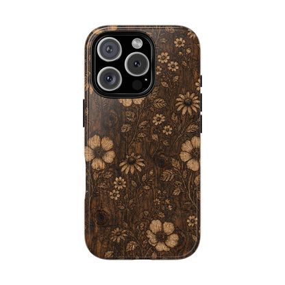 Floral Bark Tough Case