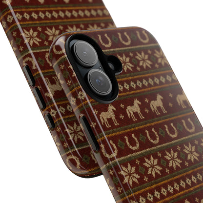 Fair Isle Horses Tough Case