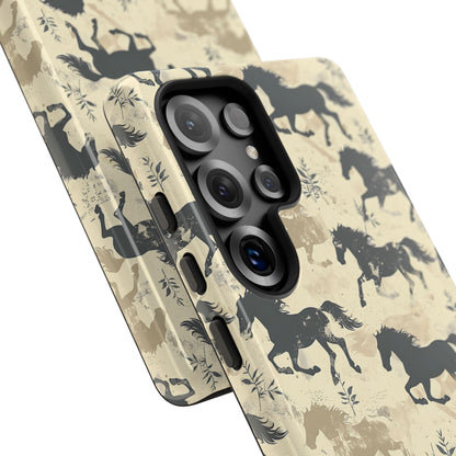Taupe Horses Phone Case