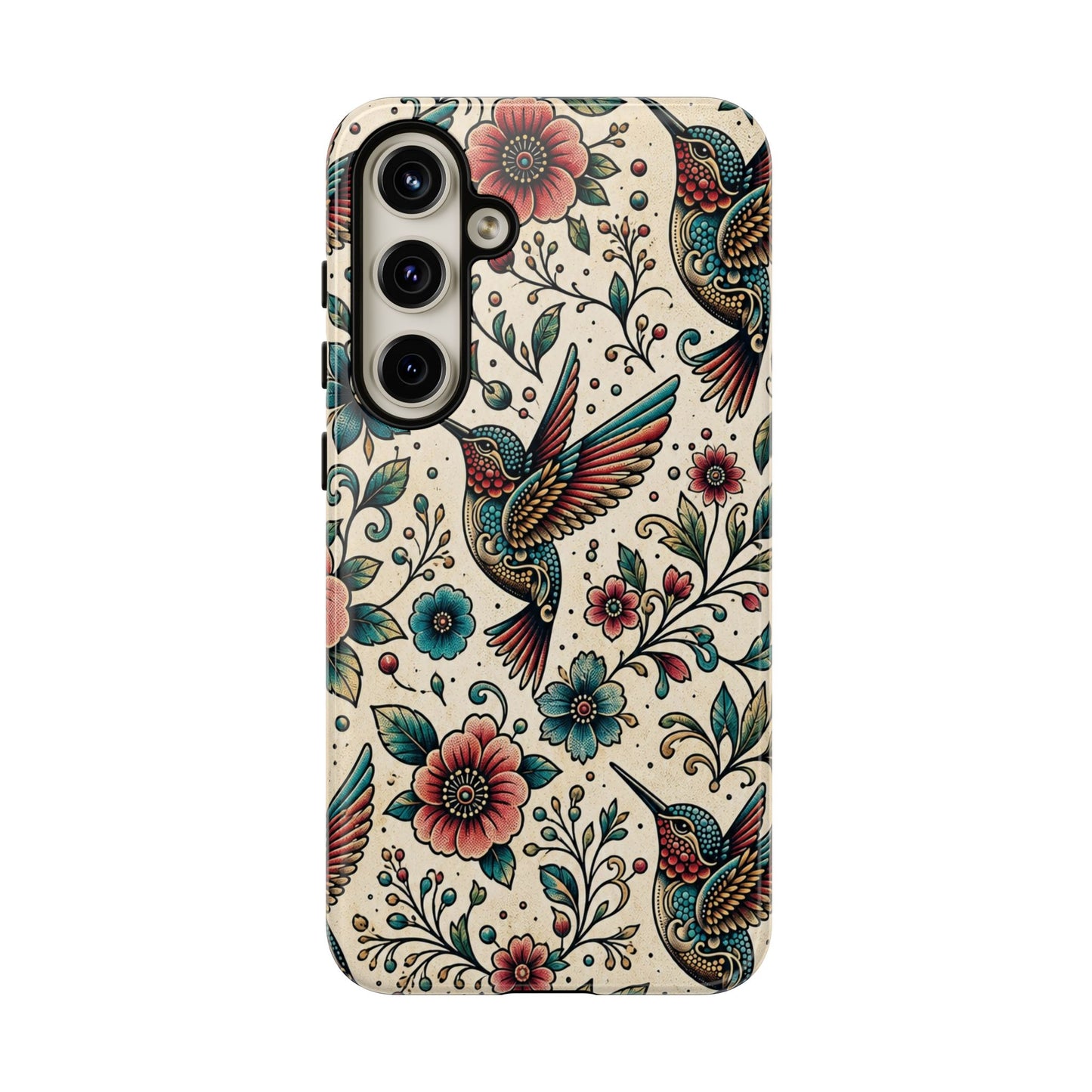 Retro Hummingbird Tough Case