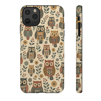Folk Owls Tough Case