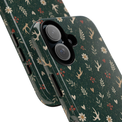 Antler Daisies Evergreen Tough Case