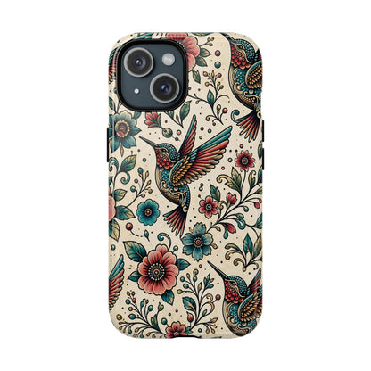 Retro Hummingbird Magnetic Case