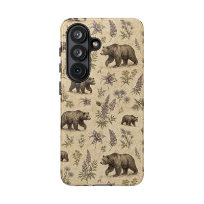 Floral Bear Tough Case