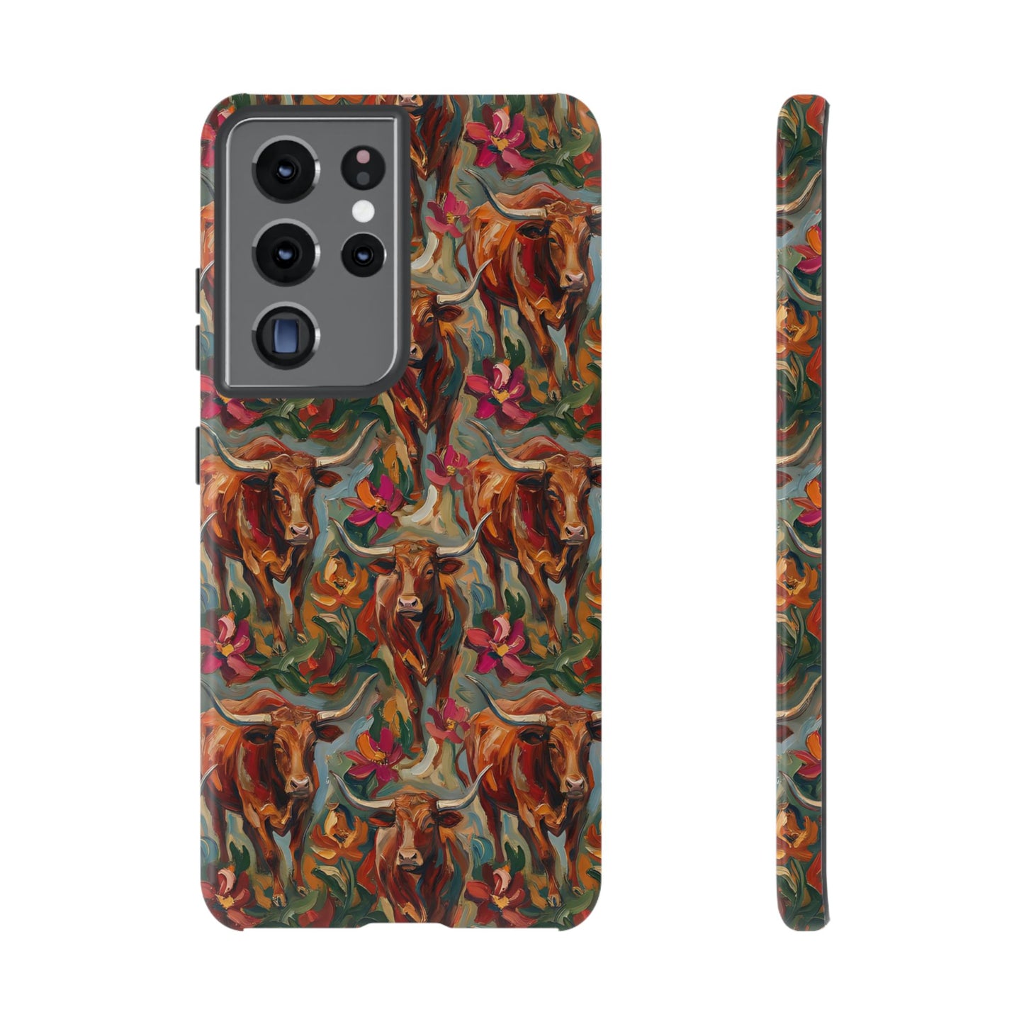 Painted Longhorns Tough Case