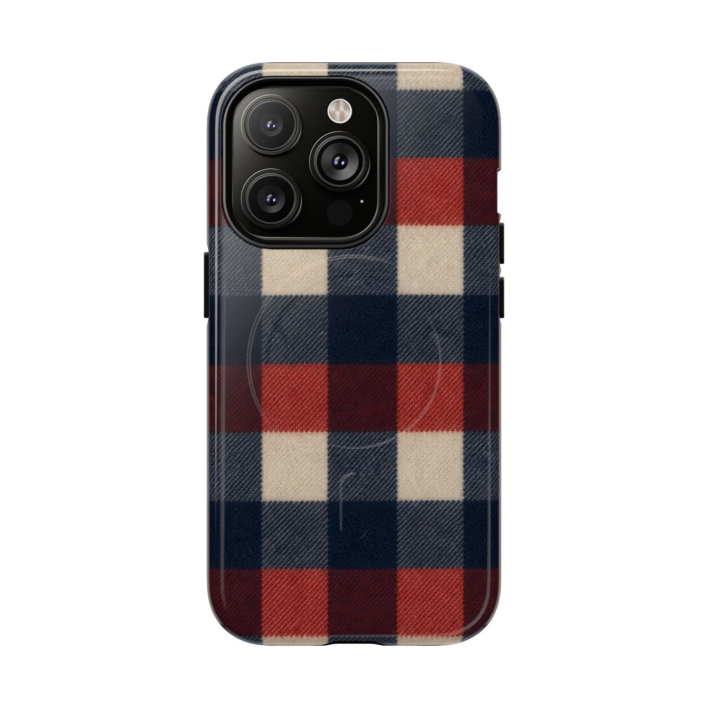 Patriotic Plaid Magnetic Case