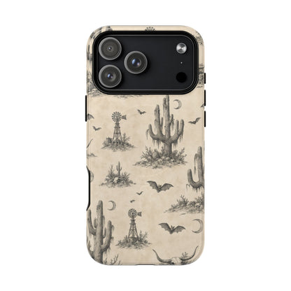 Spooky Desert Toile Magnetic Case
