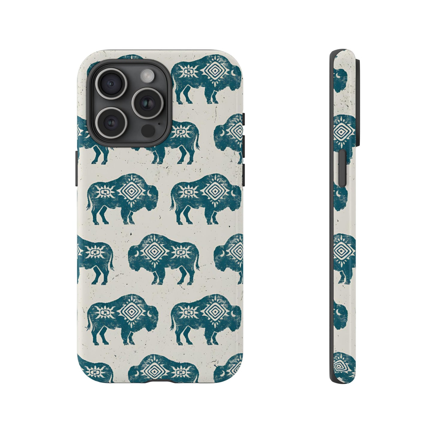 Teal Aztec Buffalo Tough Case