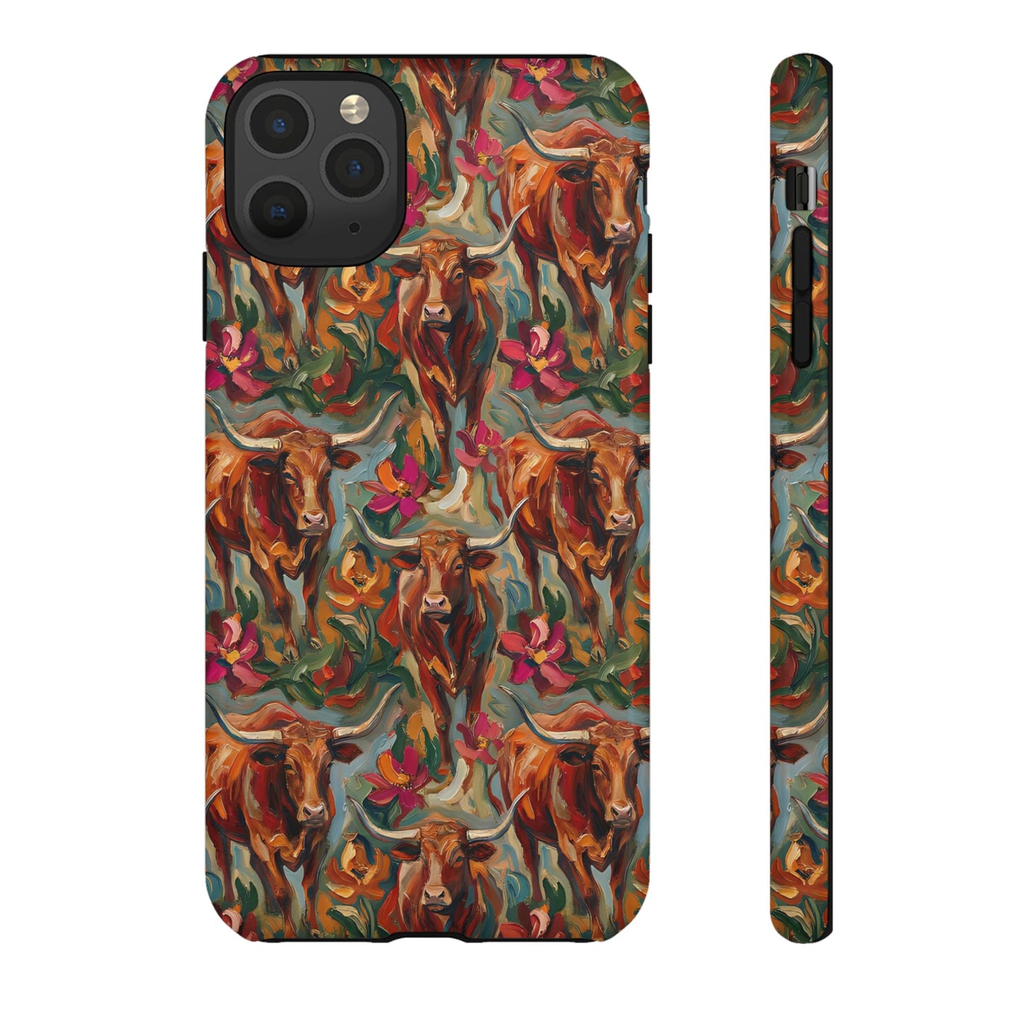 Painted Longhorns Tough Case