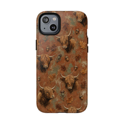 Autumn Highland Cow Magnetic Case