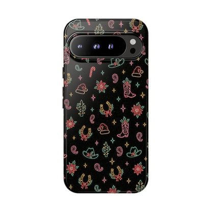 Neon Holiday Doodles Tough Case