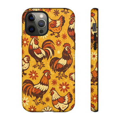 Retro Chickens Tough Case