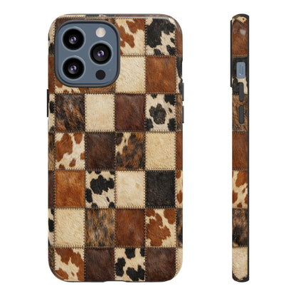 Cowhide Quilt Tough Case