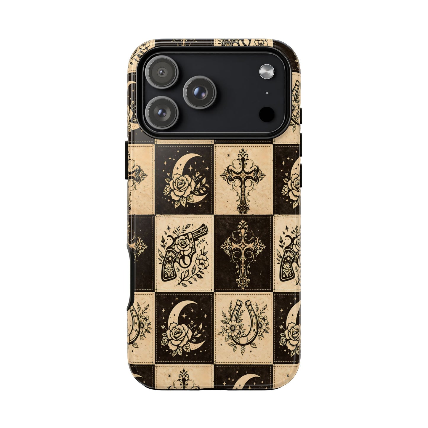 Western Patchwork Icons Tough Case