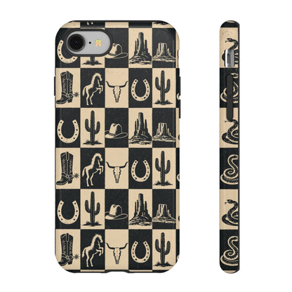 Western Checkerboard Tough Case