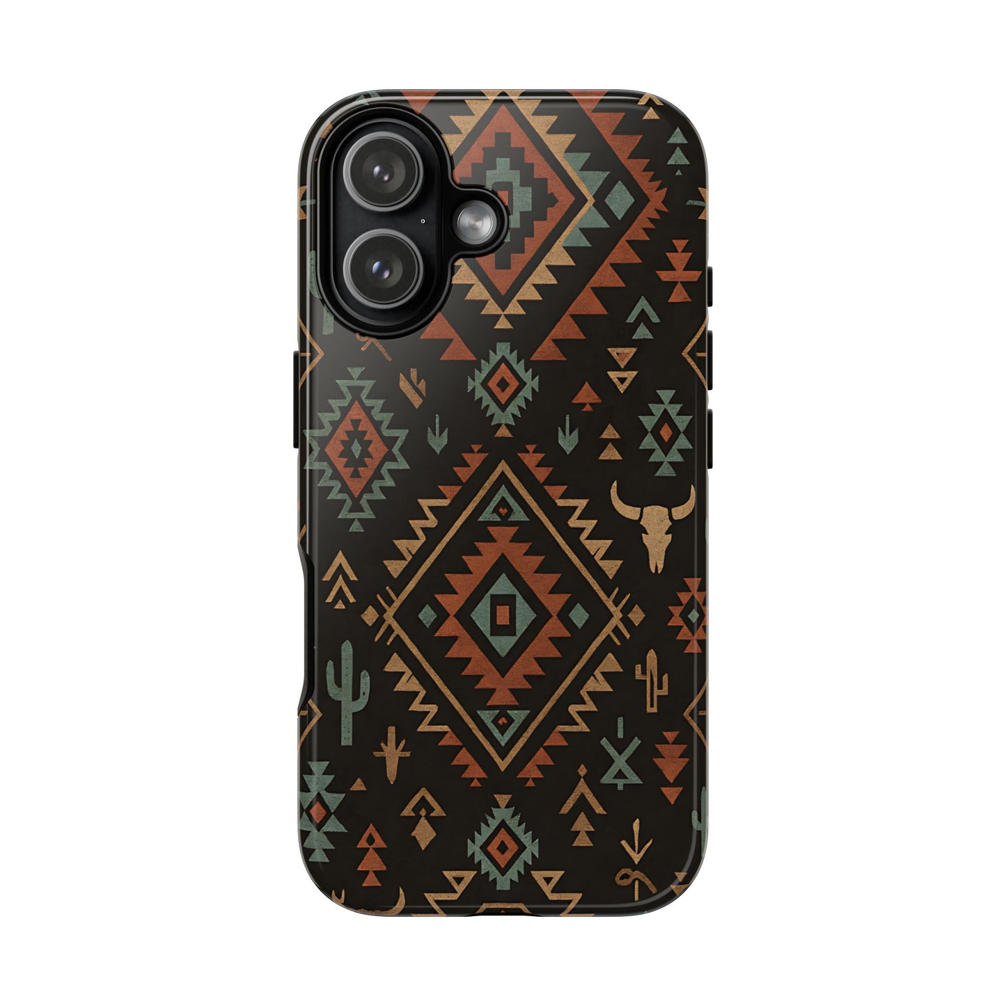 Midnight Western Aztec Tough Phone Case
