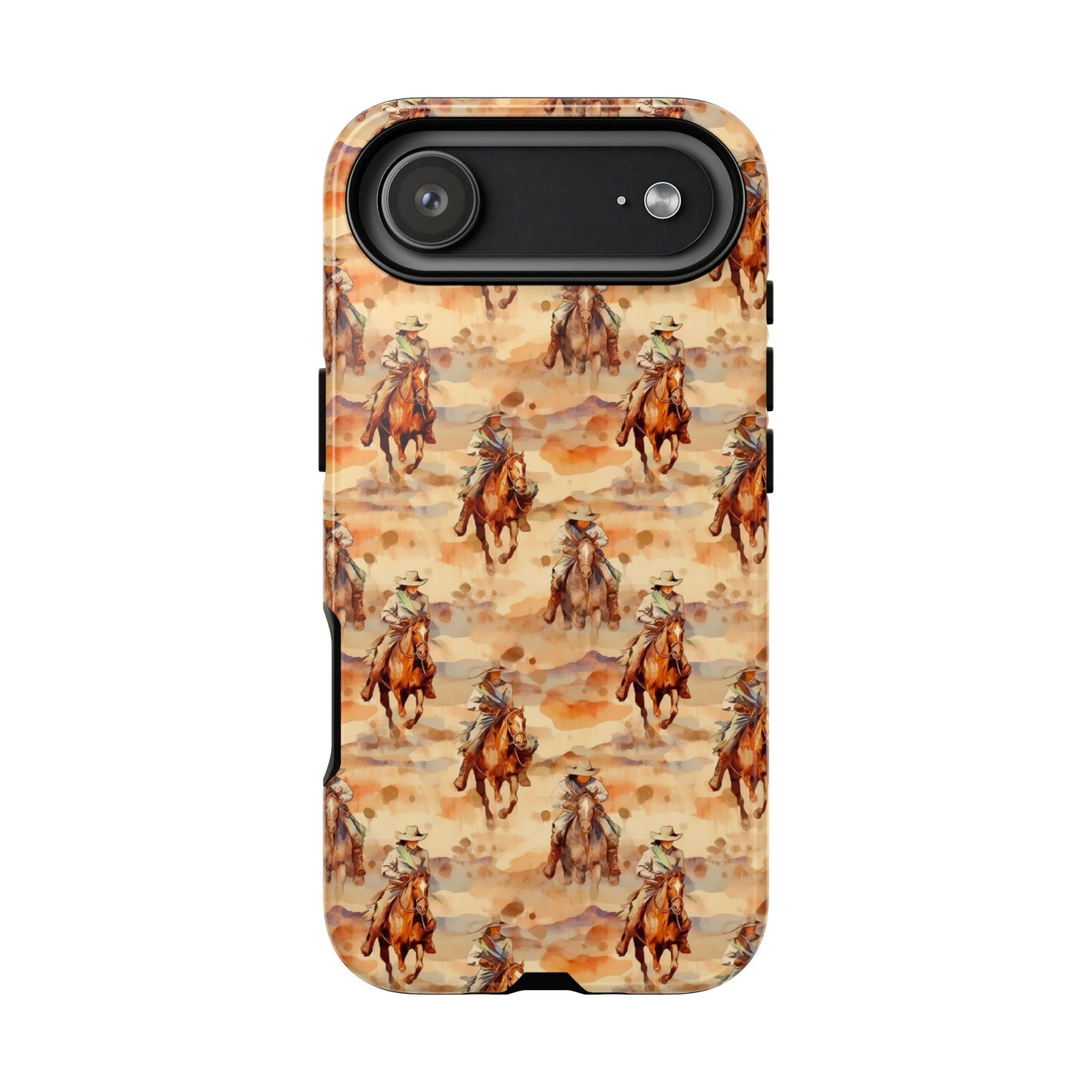 Western Horse Pattern Tough Phone Case
