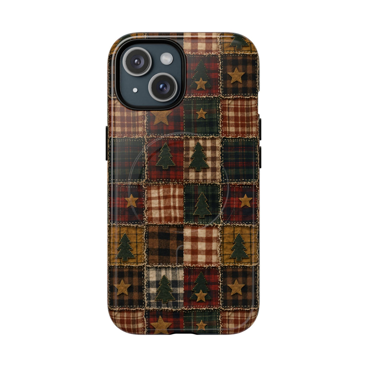 Christmas Rag Quilt Magnetic Case