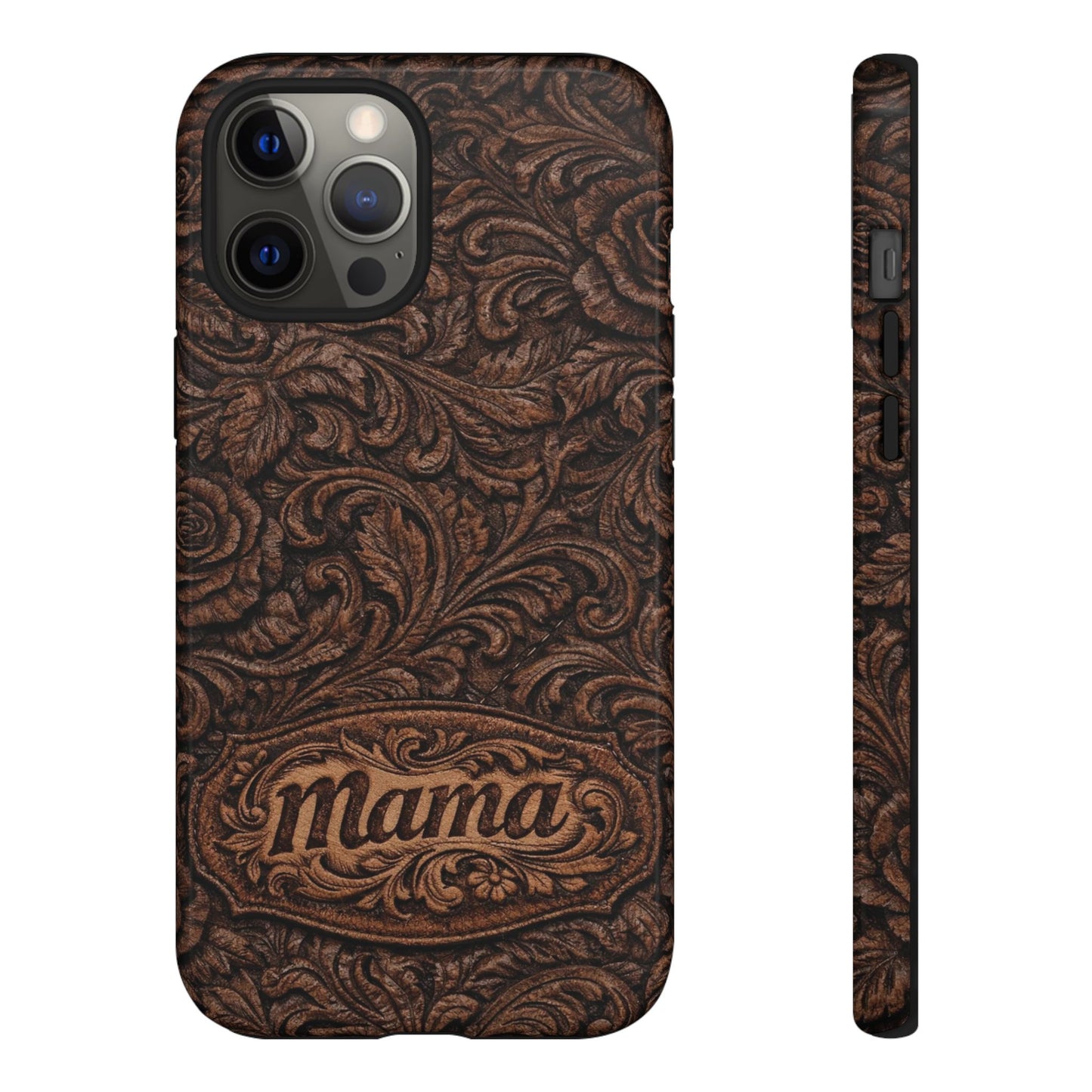 Carved Floral Mama Tough Case