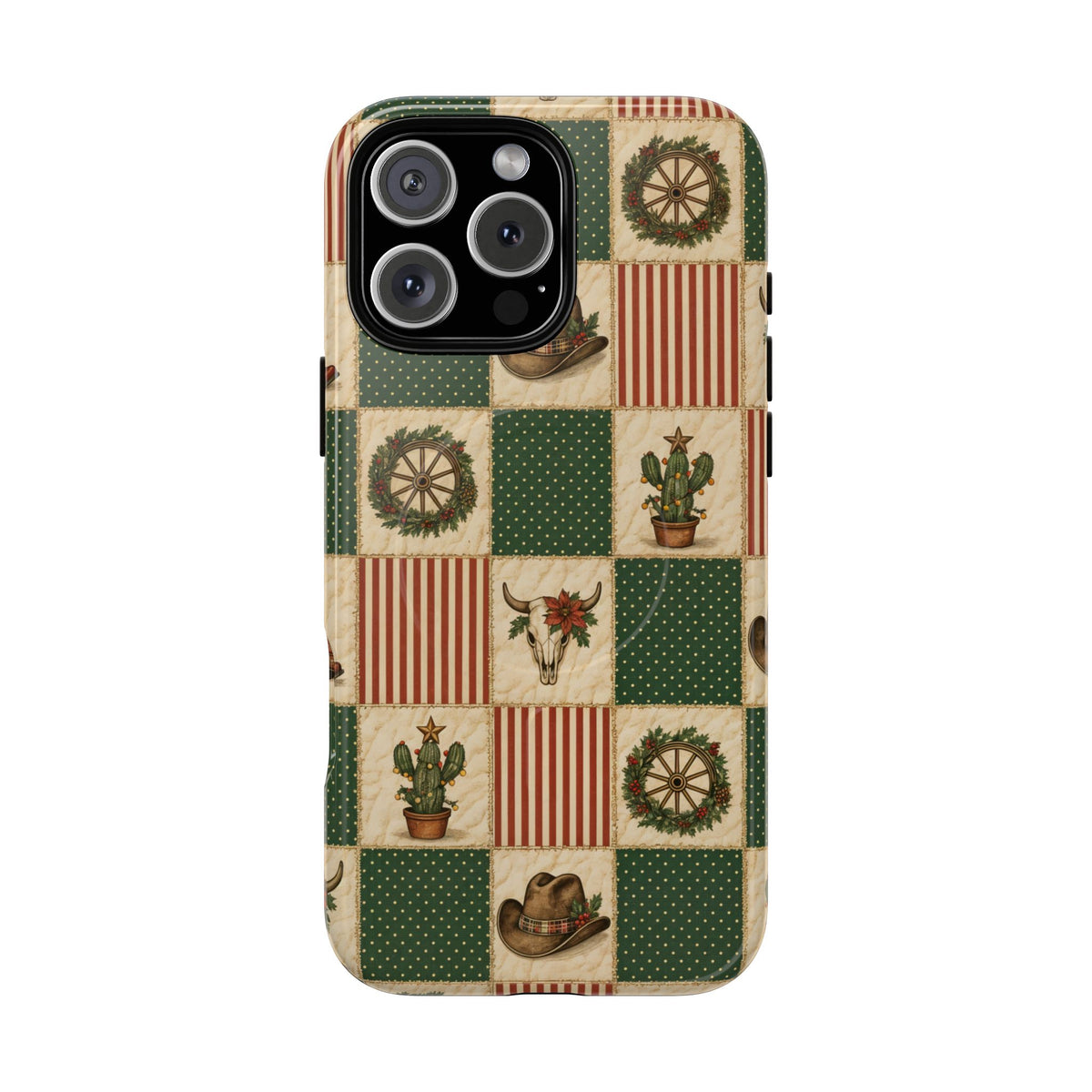 Western Christmas Sampler Magnetic Case