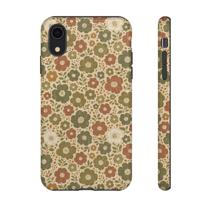 Retro Poppy Field Tough Case