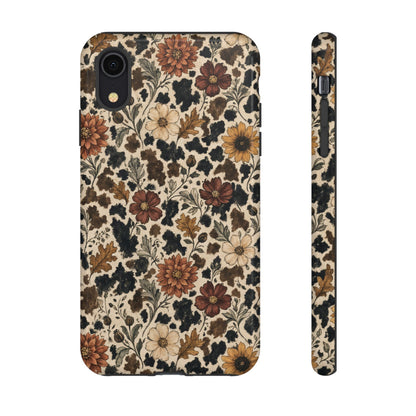 Autumn Cowhide Bloom Tough Case