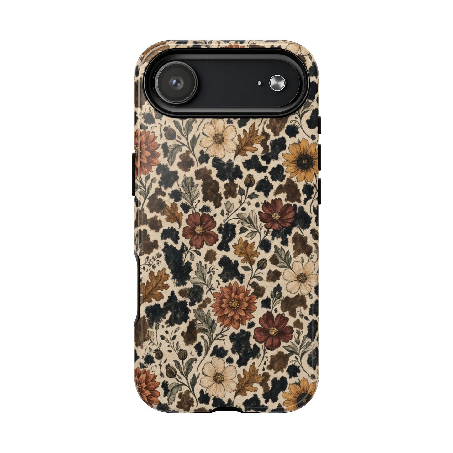 Autumn Cowhide Bloom Magnetic Case