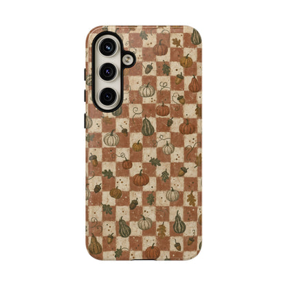 Pumpkin Checker Tough Case