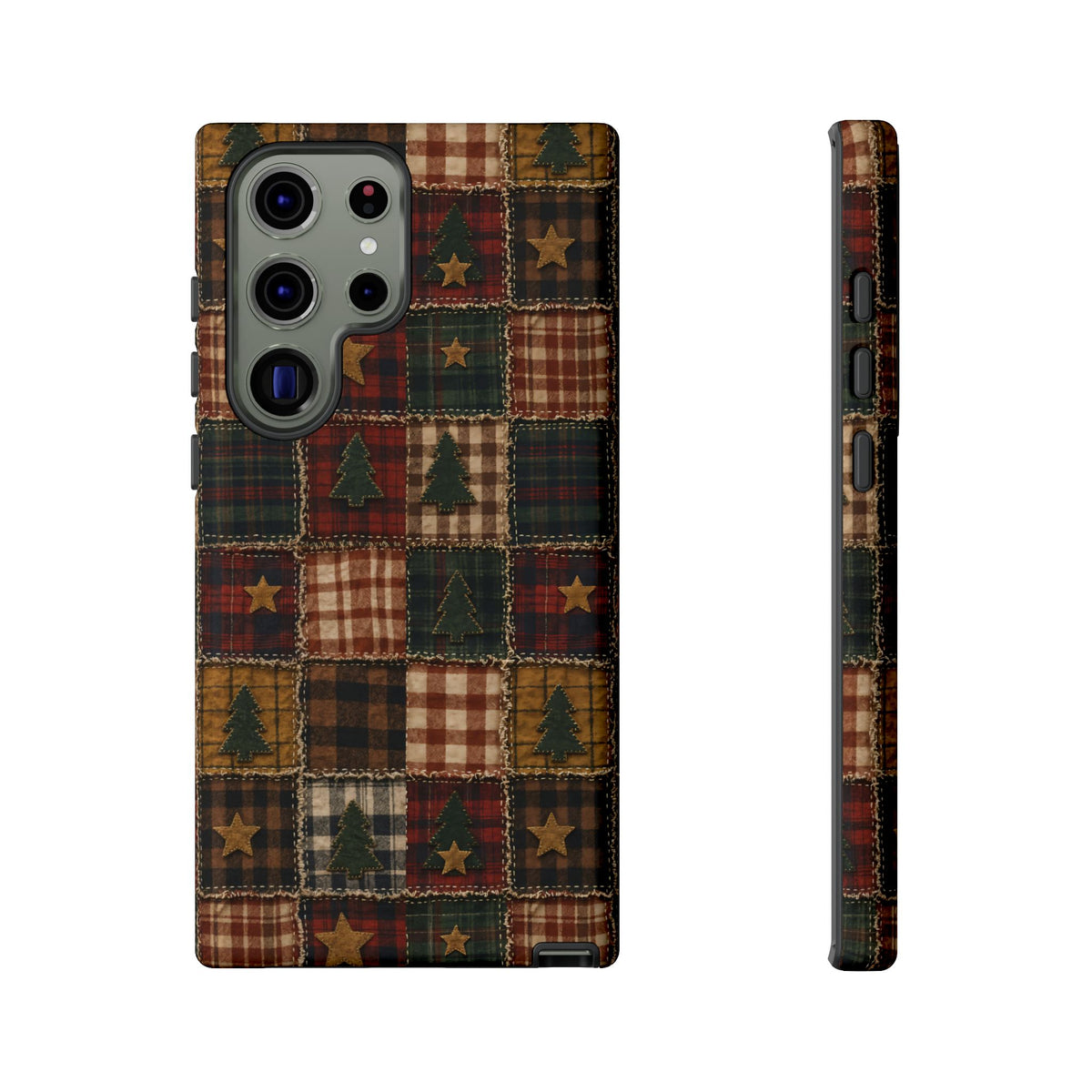 Christmas Rag Quilt Tough Case