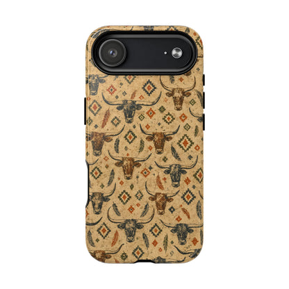 Longhorn Aztec Magnetic Case