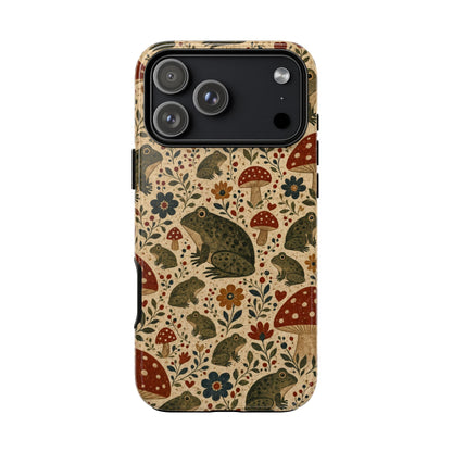 Folk Frog Toadstool Tough Case